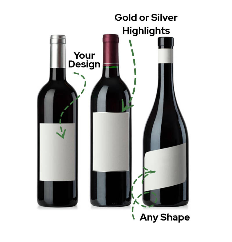 Wine Labels - Australian made, local manufacturer in Australia.